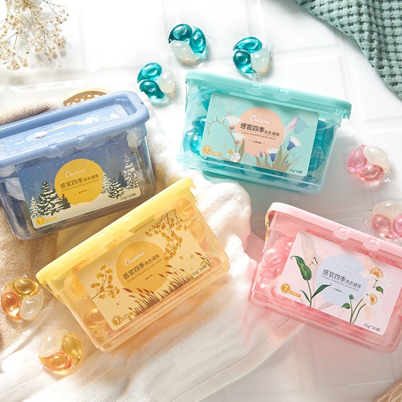 OUAINI Perception of Seasons Series Laundry Capsules 15gx30感官四季洗衣凝珠