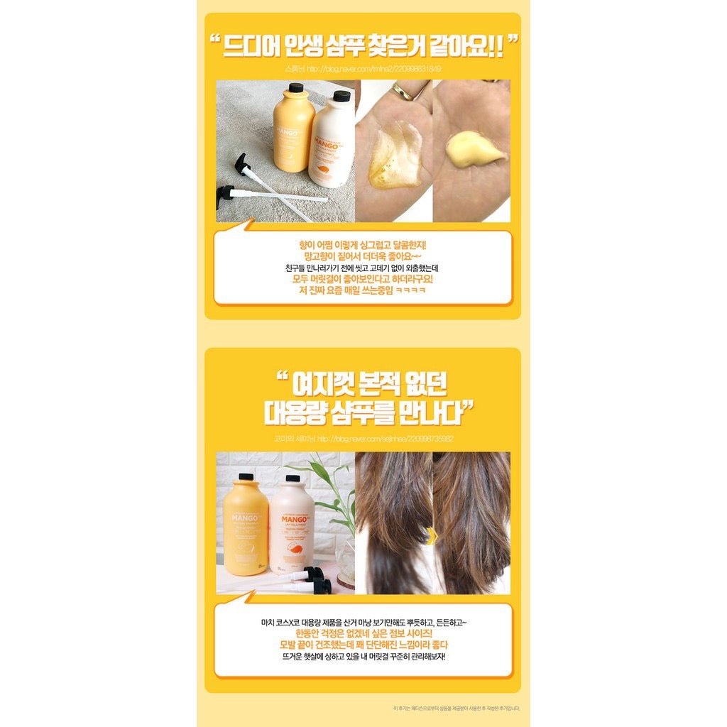 PEDISON Institut-beauté Protein Hair Shampoo /Treatment 2000ml - Mango Rich