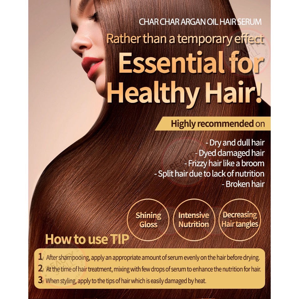 EVAS Char Char Argan Oil Hair Serum 200ml