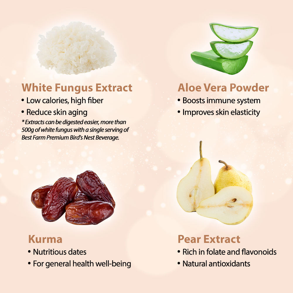 【HALAL】Nutrivo Best Farm Premium Bird's Nest Beauty Beverage (500g)