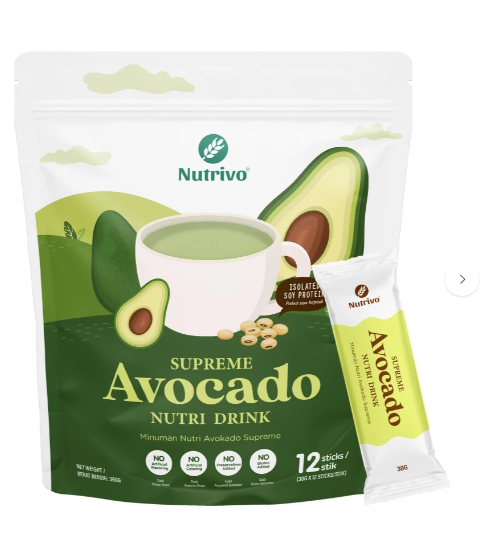 Nutrivo Supreme Avocado Nutri Drink 30g x 12 Sticks